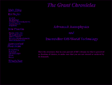 Tablet Screenshot of grantchronicles.com